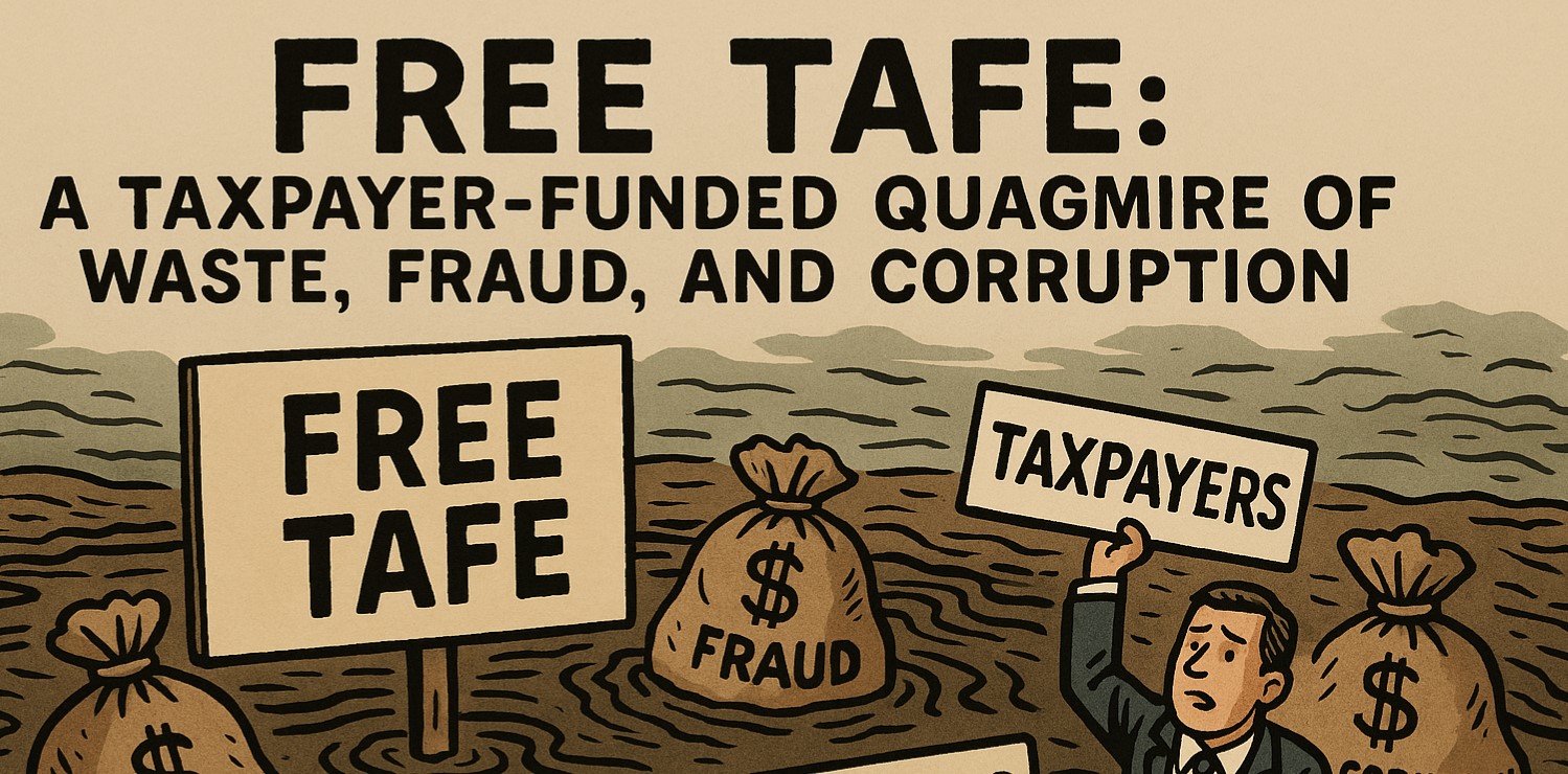 Free TAFE: A Taxpayer-Funded Quagmire of Waste, Fraud, and Corruption