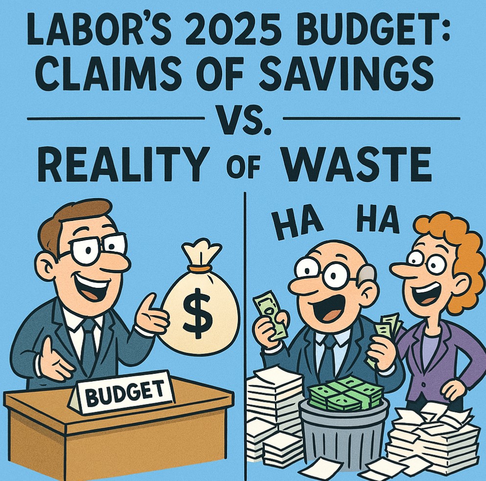 Labor’s 2025 Budget: Claims of Savings vs. Reality of Waste